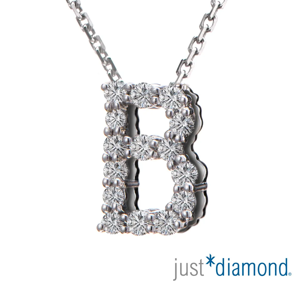 【Just Diamond】Love Letter系列 18K玫瑰金 鑽石墜子-O 歷史價格詳細信息
