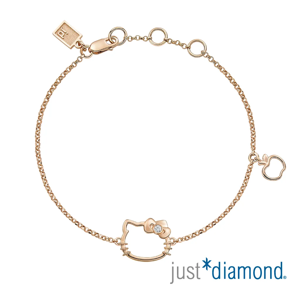 【Just Diamond】18K玫瑰金鑽石手鍊-Rosa 歷史價格詳細信息