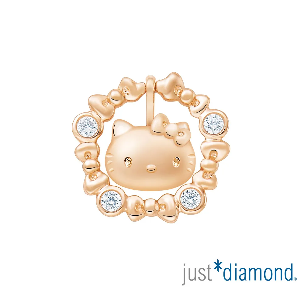 【Just Diamond】Hello Kitty甜蜜寶貝 18K玫瑰金藍寶石項鍊 歷史價格詳細信息