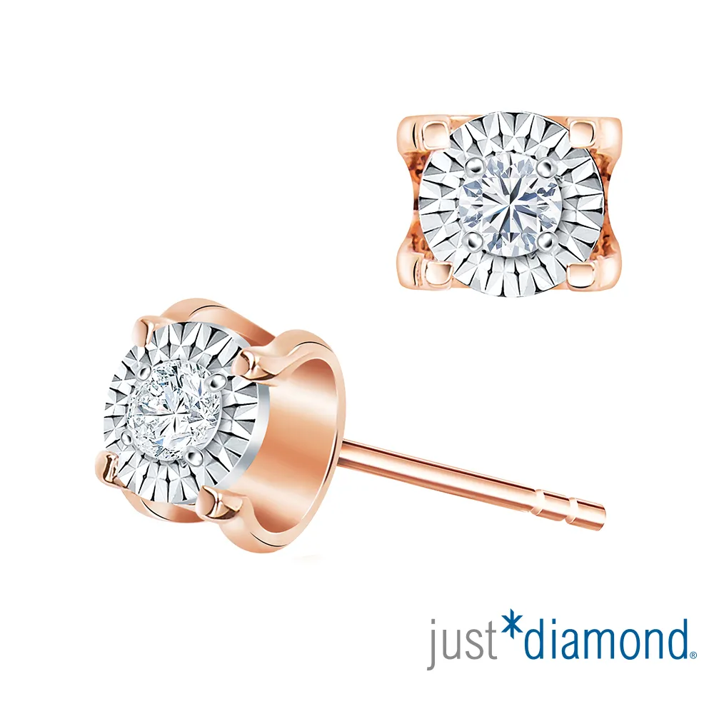 【Just Diamond】Dreamy 18K金鑽石耳環-心型 歷史價格詳細信息