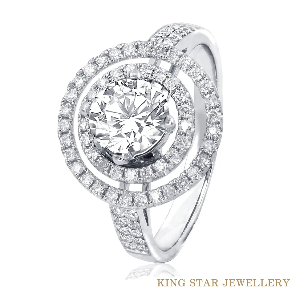 King Star 穩鑽豹18K金戒指(搭配沙弗萊石) 歷史價格詳細信息