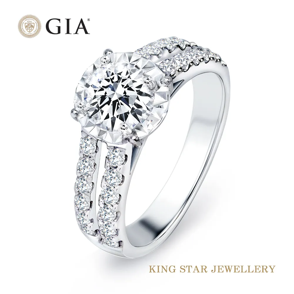 GIA一克拉名品三色18K金鑽戒(最白D color /3 克拉視覺效果) 歷史價格詳細信息