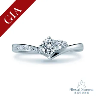 鑽石戒指 Alesai艾尼希亞鑽石 50分 GIA求婚戒/婚戒( ARF12) 歷史價格詳細信息