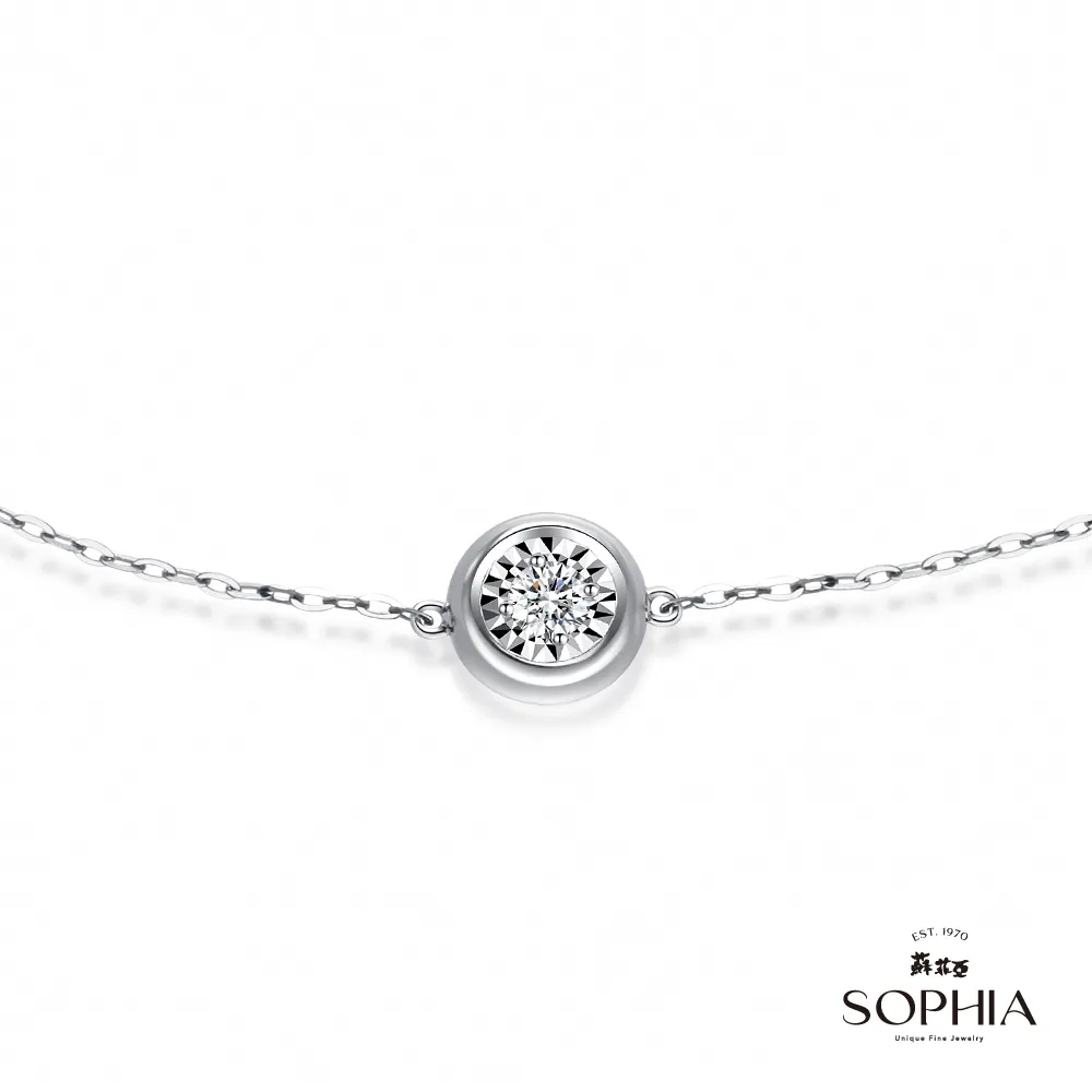 SOPHIA 蘇菲亞珠寶 - 永恆之戀 18K玫瑰金 鑽石項鍊 歷史價格詳細信息