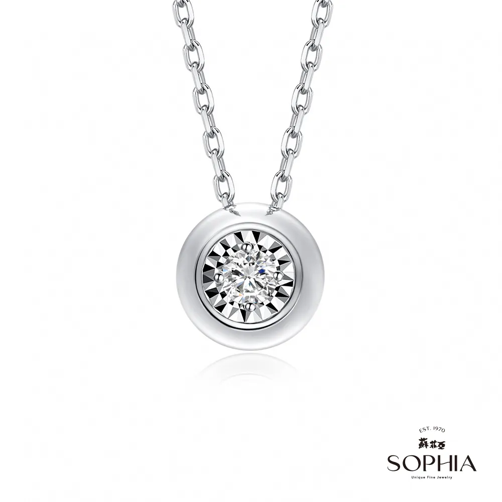 SOPHIA 蘇菲亞珠寶 - 永恆之戀 18K玫瑰金 鑽石項鍊 歷史價格詳細信息