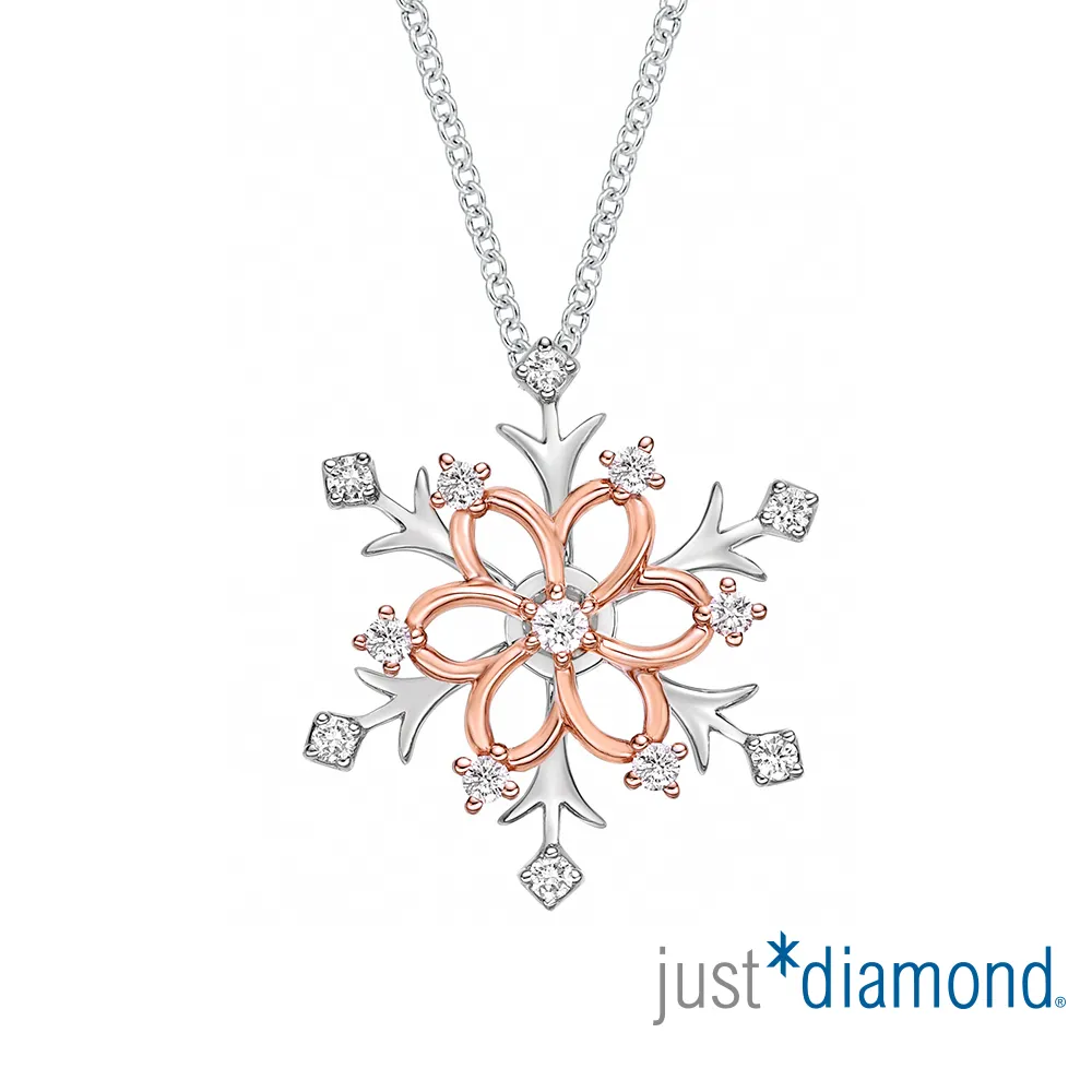 【Just Diamond】花漾佳人系列 18K玫瑰金 0.08克拉鑽石戒指 歷史價格詳細信息
