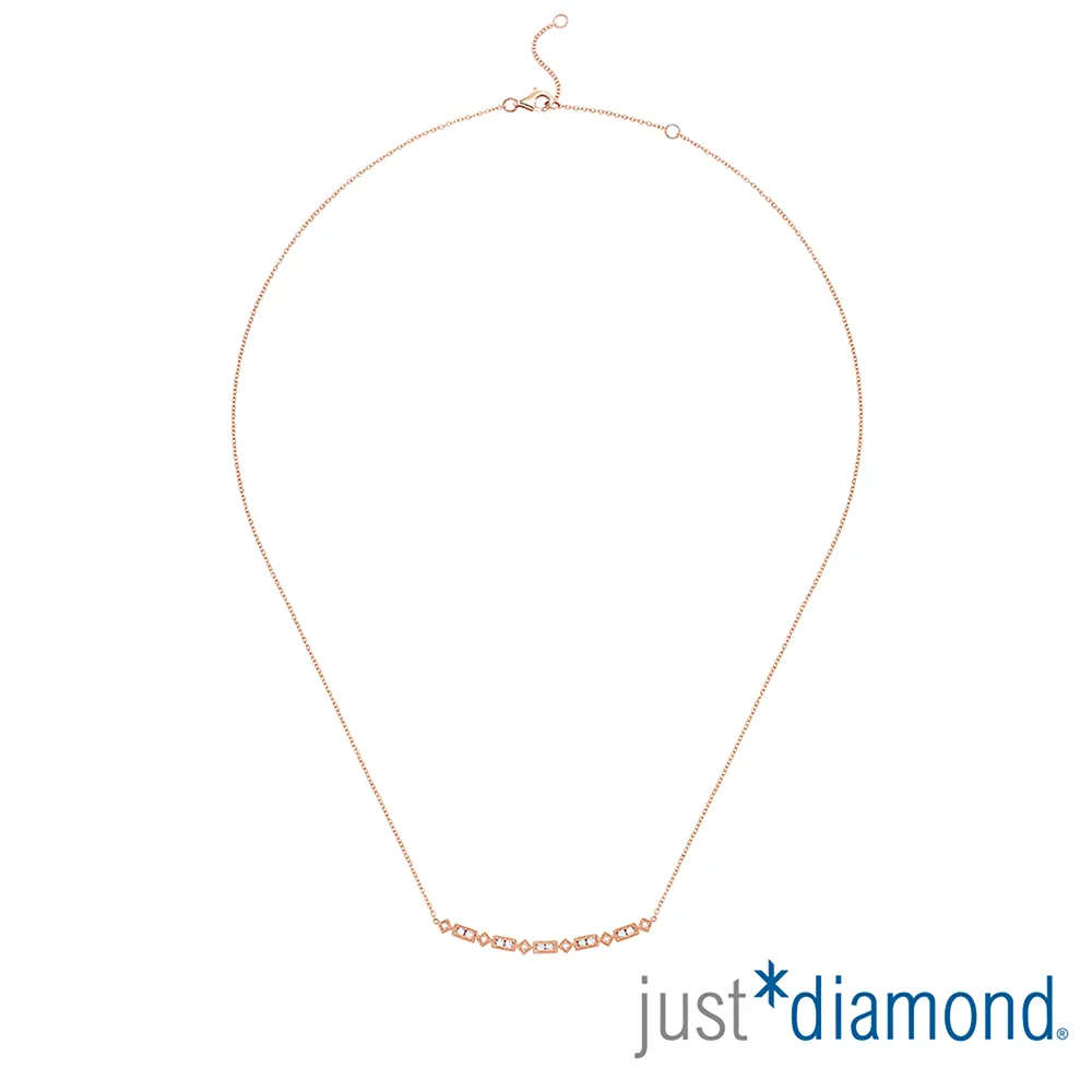 【Just Diamond】18K玫瑰金鑽石項鍊-Rosana 歷史價格詳細信息