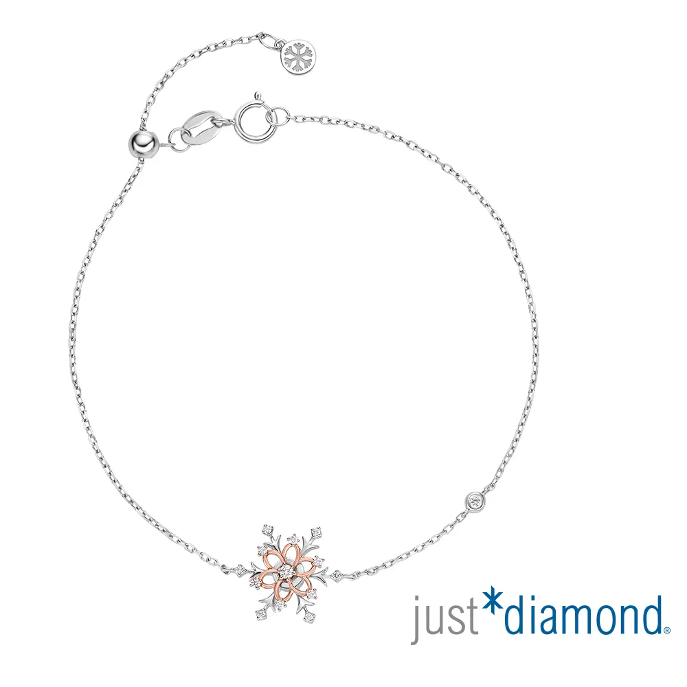 【Just Diamond】花漾佳人系列 18K玫瑰金 0.08克拉鑽石戒指 歷史價格詳細信息