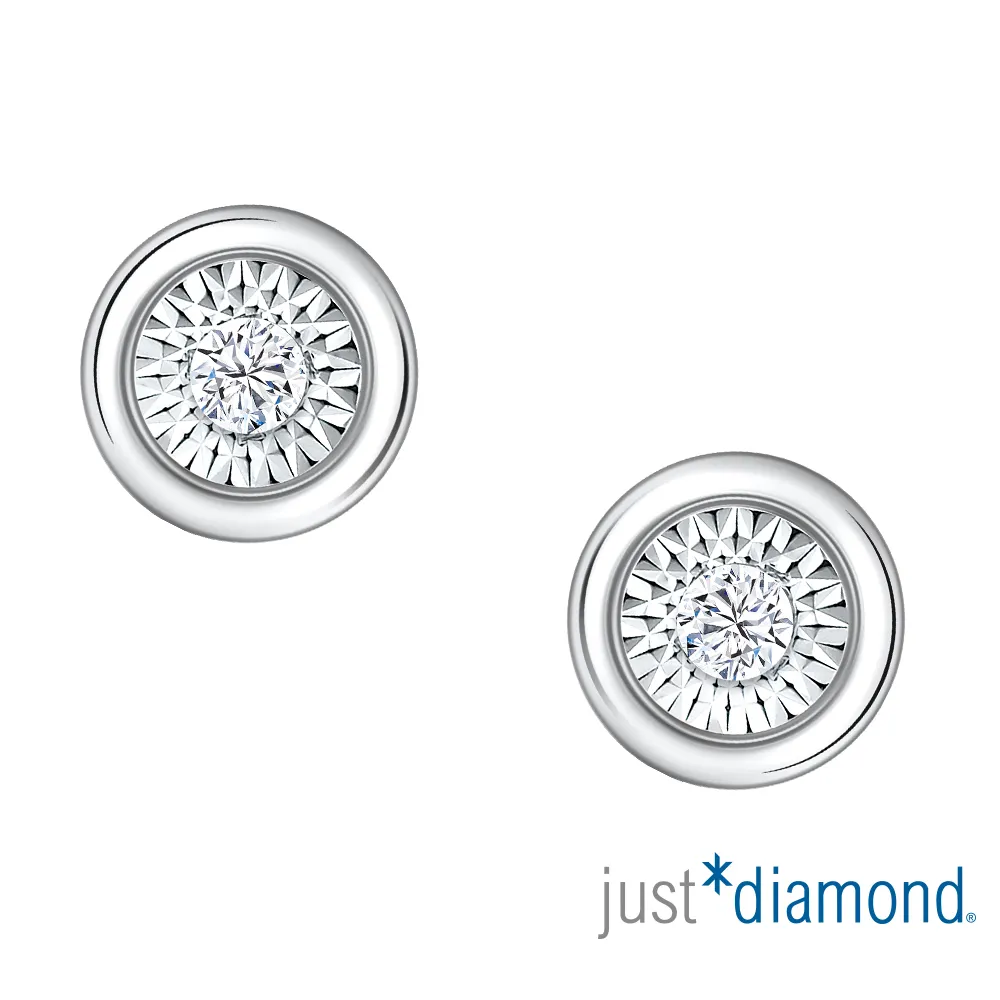 【Just Diamond】簡約光華 18K玫瑰金耳環(網路限定) 歷史價格詳細信息