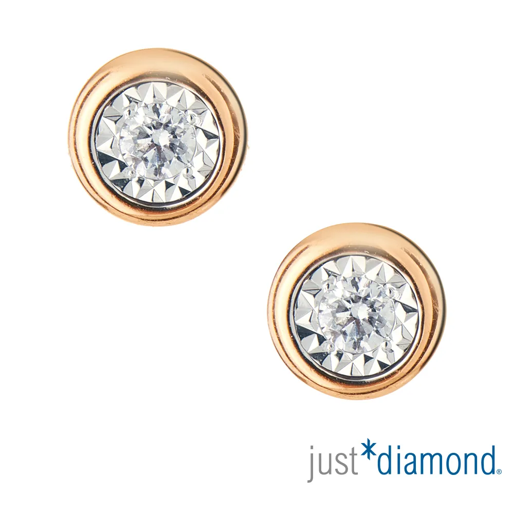 【Just Diamond】Dreamy 18K金鑽石耳環-心型 歷史價格詳細信息