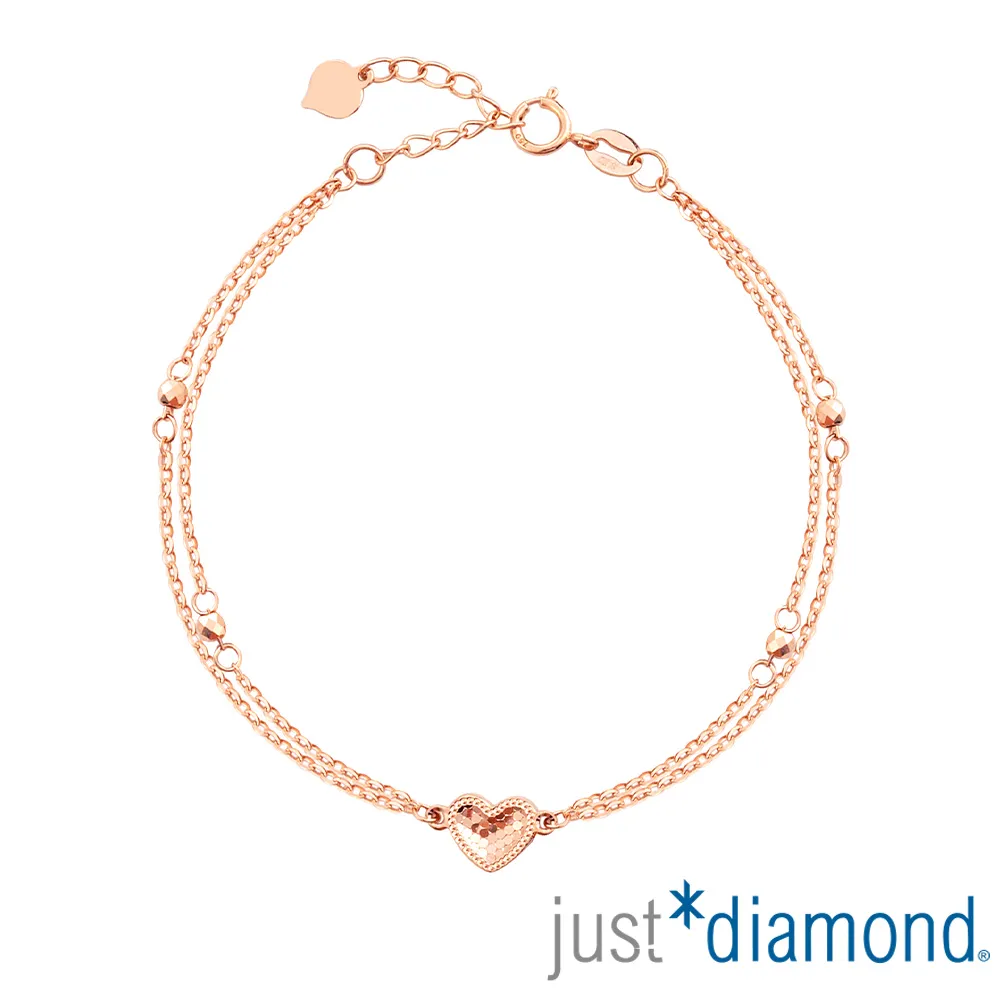 【Just Diamond】心有獨鍾 18K玫瑰金鑽石耳環 歷史價格詳細信息