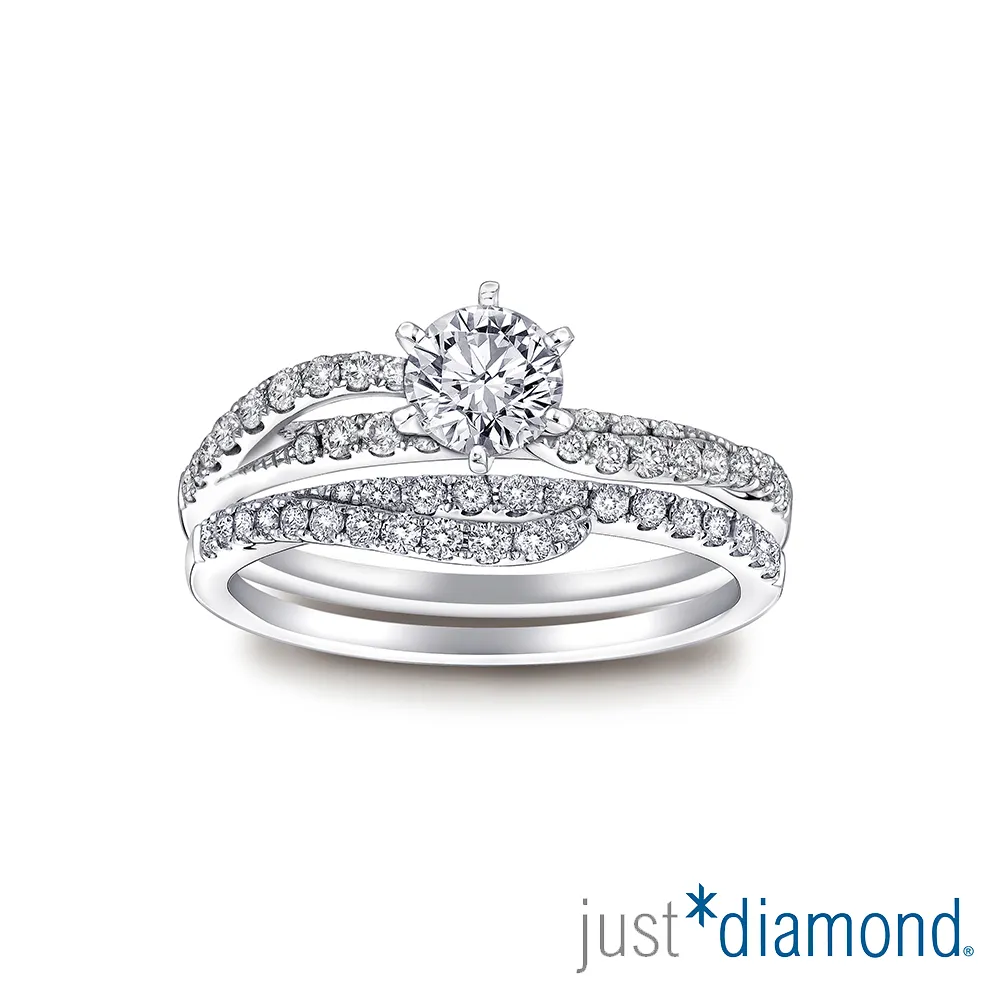 【Just Diamond】My Queen GIA 30分 18K金鑽石套戒(港圍11) 歷史價格詳細信息