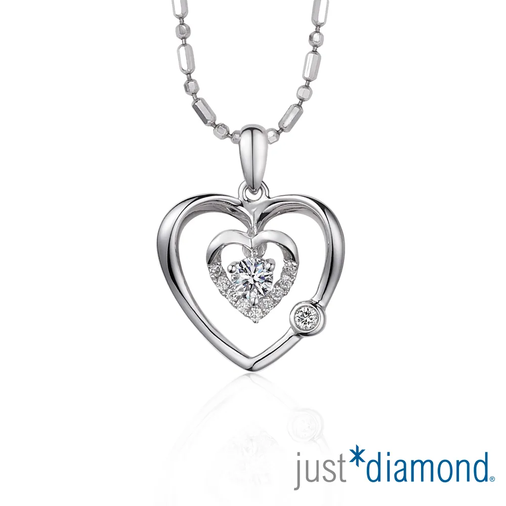 【Just Diamond】摯戀真心系列 GIA 0.3克拉 18K玫瑰金鑽石戒指(F/SI1)(港圍11) 歷史價格詳細信息