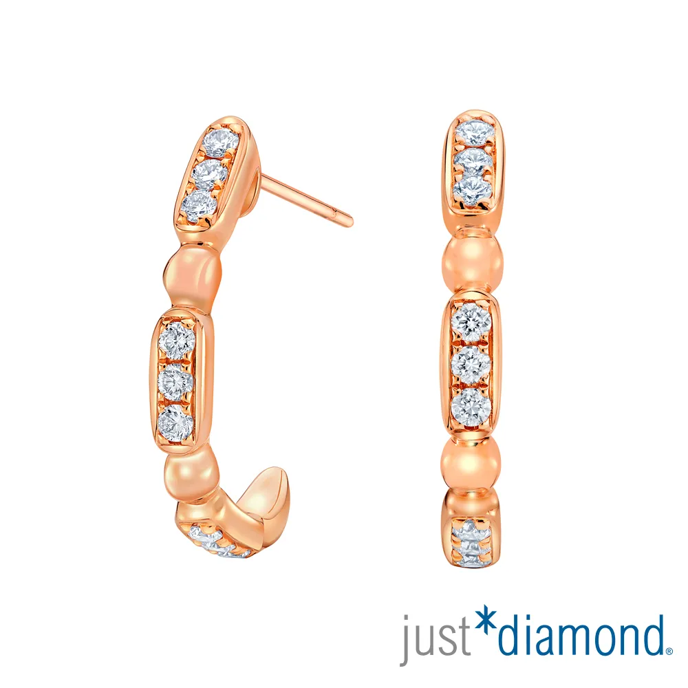 【Just Diamond】18K玫瑰金鑽石耳環-Hello Kitty 愛戀貓語 歷史價格詳細信息