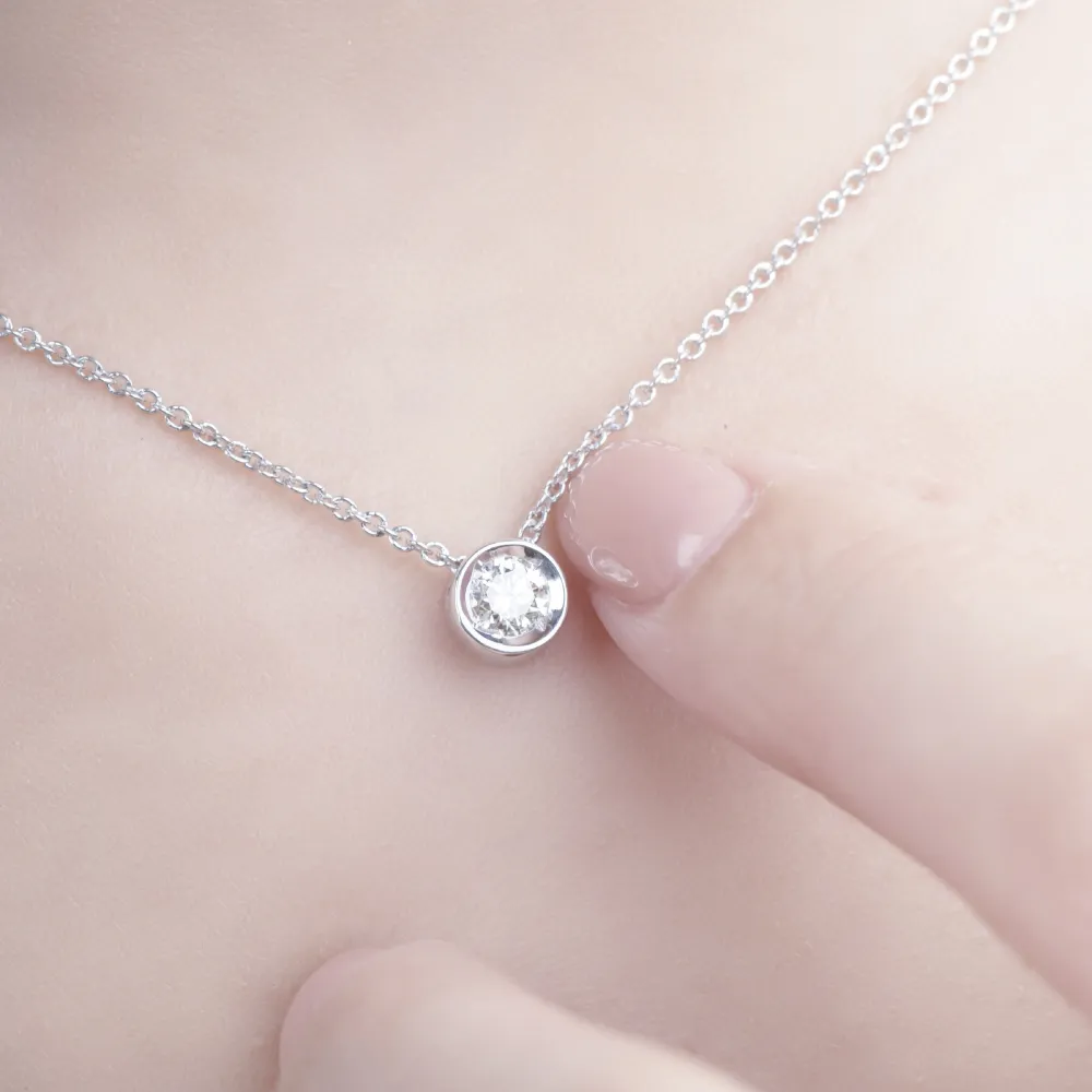 【le voeu】單點星光 鑽石 項鍊 0.1克拉 輕珠寶 10K 白K金台(流星/初始 二款任選) 歷史價格詳細信息