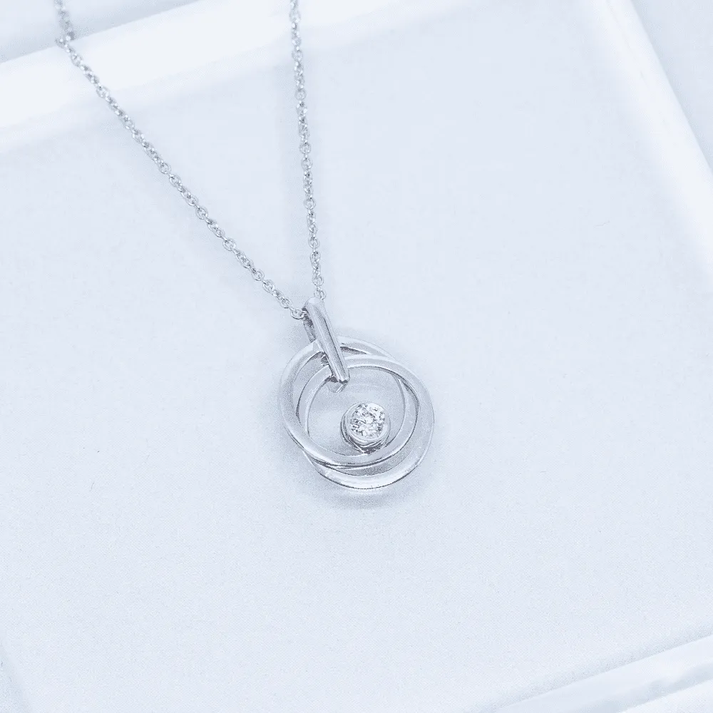 【le voeu】單點星光 鑽石 項鍊 0.1克拉 輕珠寶 10K 白K金台(流星/初始 二款任選) 歷史價格詳細信息