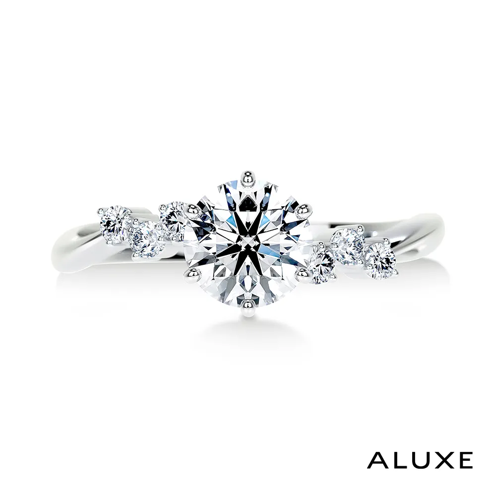 A-LUXE 亞立詩 0.30克拉 F/VS2完美車工求婚鑽戒 歷史價格詳細信息