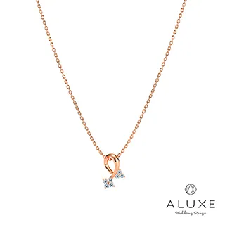 ALUXE亞立詩 Shine系列10K 雙面鑽石項鍊 歷史價格詳細信息