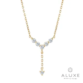 A-LUXE 亞立詩 Shine系列 幸福10K粉紅剛玉鑽石項鍊 歷史價格詳細信息