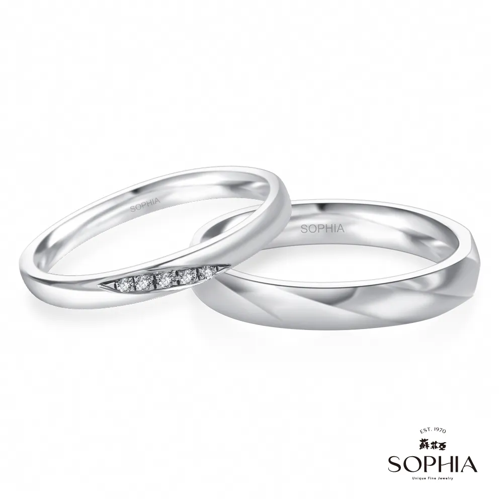 SOPHIA 蘇菲亞珠寶 - 月桂之戀 950鉑金 結婚對戒 歷史價格詳細信息