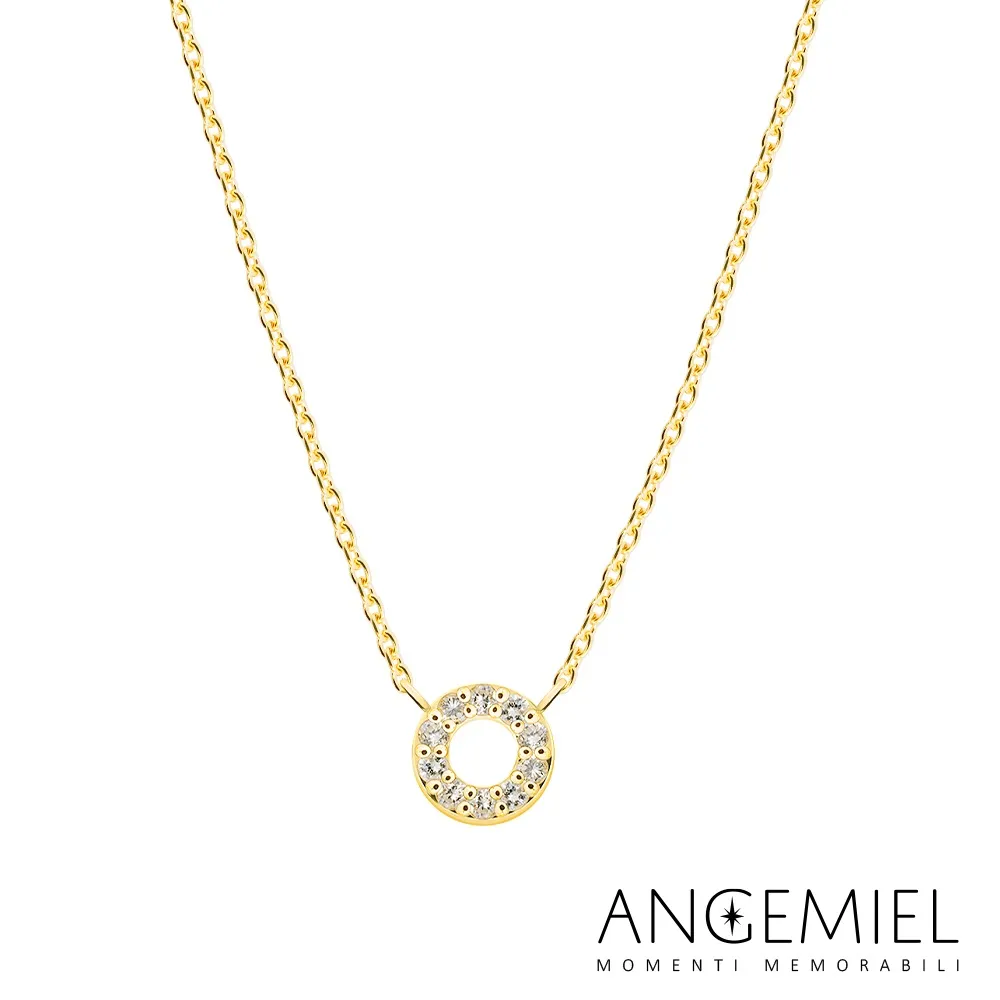 Angemiel 安婕米 Fortuna 鑽石項鍊 璀璨 7分 金色 歷史價格詳細信息