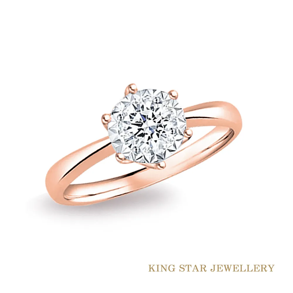 King Star 30分18K三色金鑽戒(最白D color / VS2 /3 Excellent極優) 歷史價格詳細信息