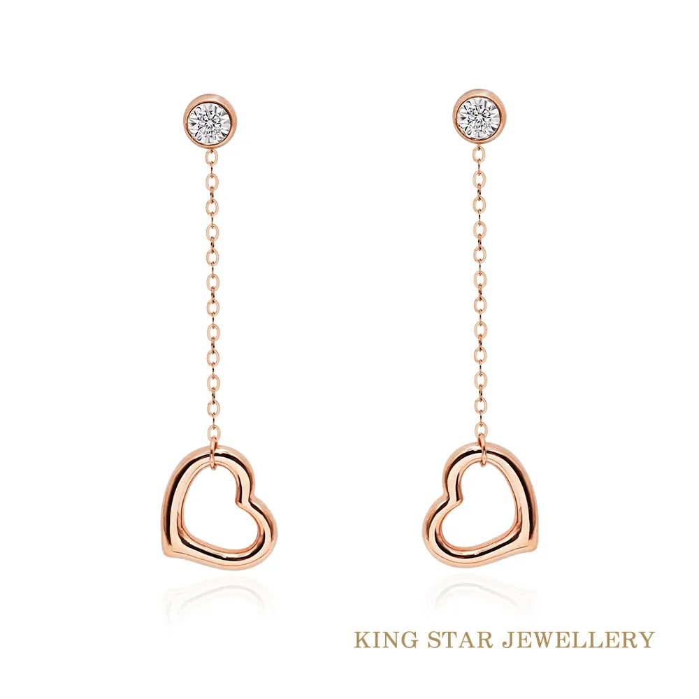 King Star 18K金愛心鑽石手鍊(總視覺效果100分) 歷史價格詳細信息