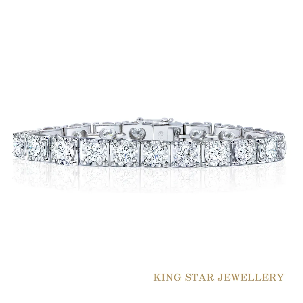 King Star 豪華滿鑽設計款18K玫瑰金鑽石男戒(使用無色等級美鑽) 歷史價格詳細信息