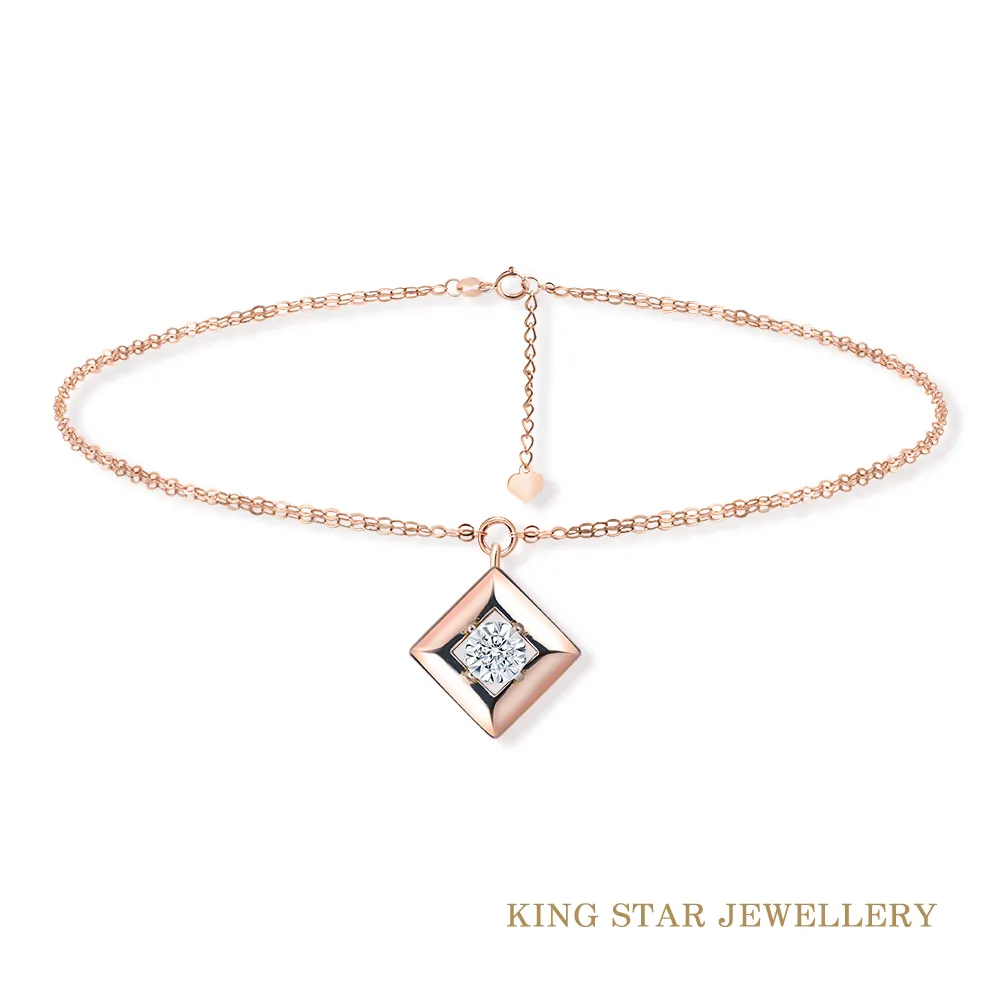 King Star 18K玫瑰金星星鑽石耳環(單顆美鑽擁有20分視覺效果) 歷史價格詳細信息