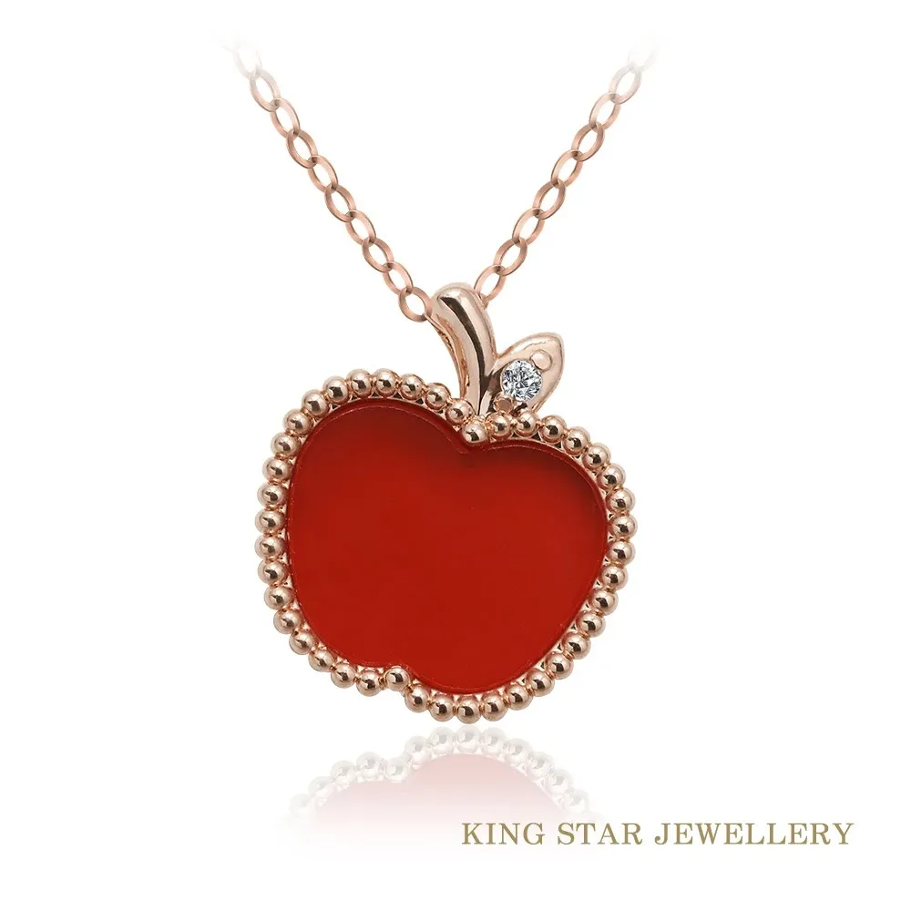 King Star 18K瑪瑙幸運草靈動鑽石耳環(總視覺效果40分) 歷史價格詳細信息