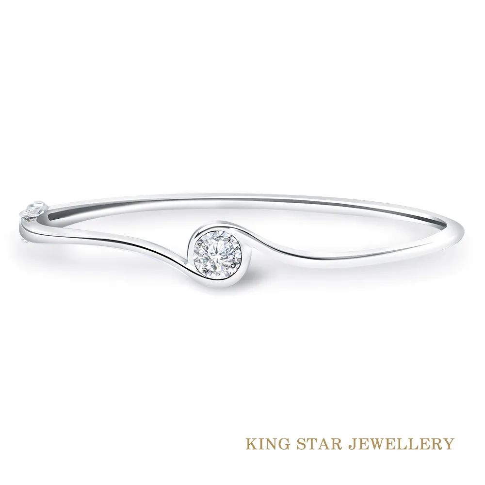 King Star 30分 最白D color 天然鑽石 優雅圓環靈動鑽墜(3 Excellent極優 八心八箭) 歷史價格詳細信息