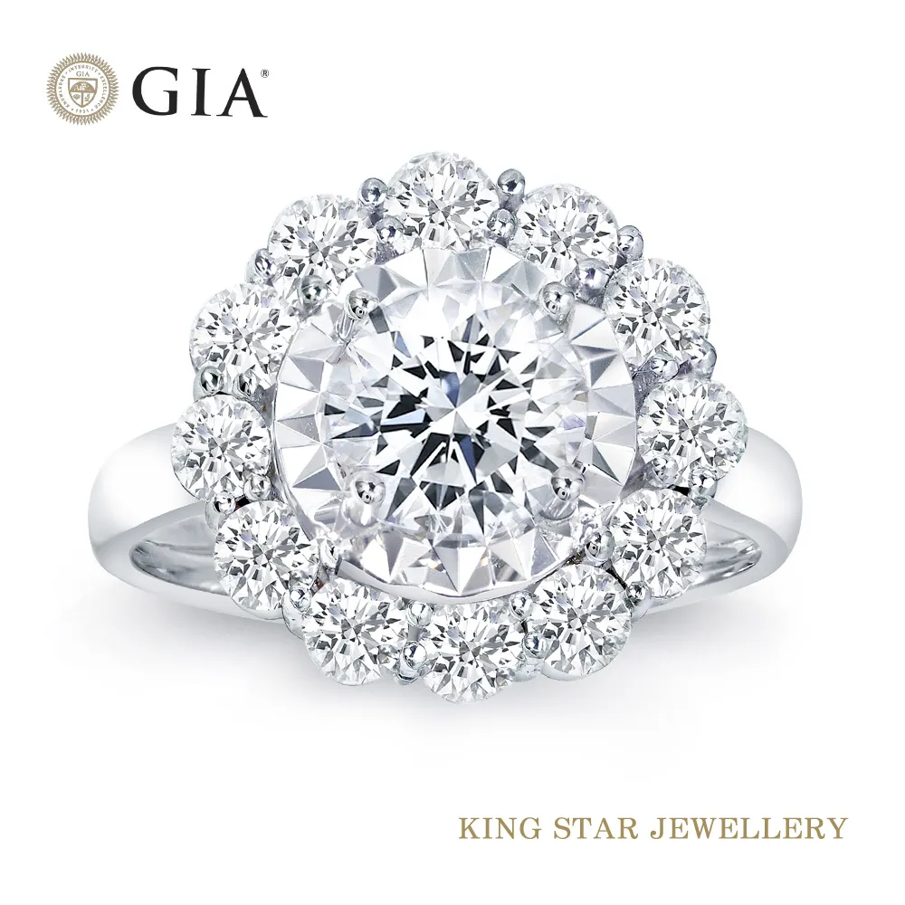 GIA一克拉名品三色18K金鑽戒(最白D color /3 克拉視覺效果) 歷史價格詳細信息