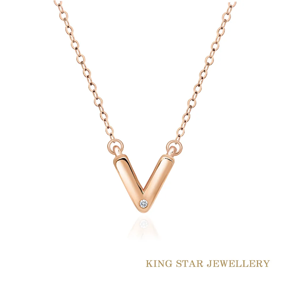 King Star V字鑽石18K金線戒 歷史價格詳細信息