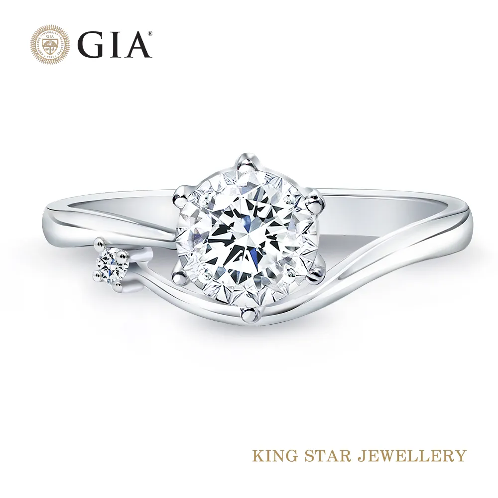 King Star GIA D IF 無螢光 30分鑽石18K金城堡戒指(國際認證鑽石) 歷史價格詳細信息