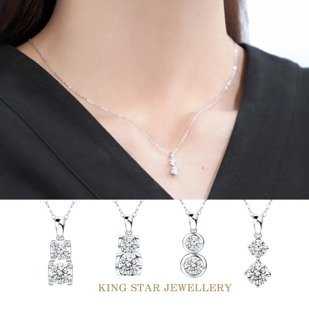 King Star 輕奢滿鑽心心相映鑽石戒指(30分視覺效果) 歷史價格詳細信息