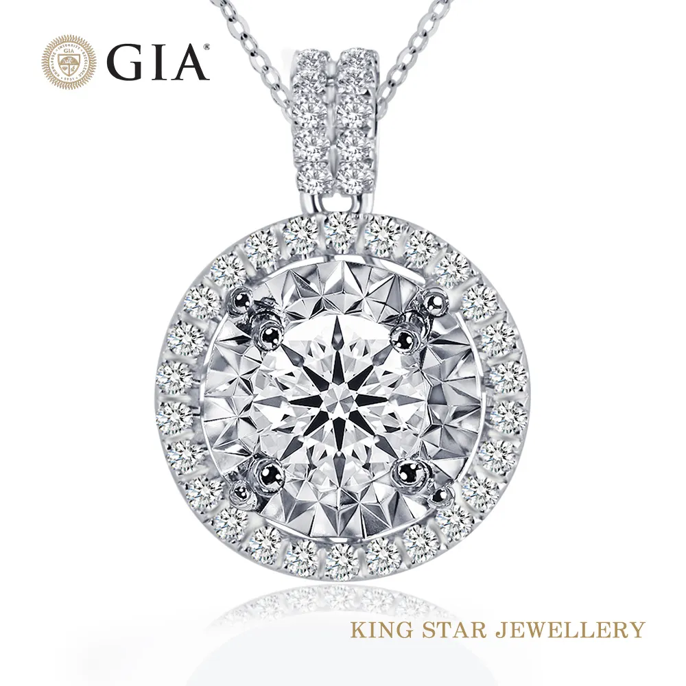 GIA一克拉芙蓉18K金鑽石項墜(最白D color /視覺效果超越5克拉) 歷史價格詳細信息
