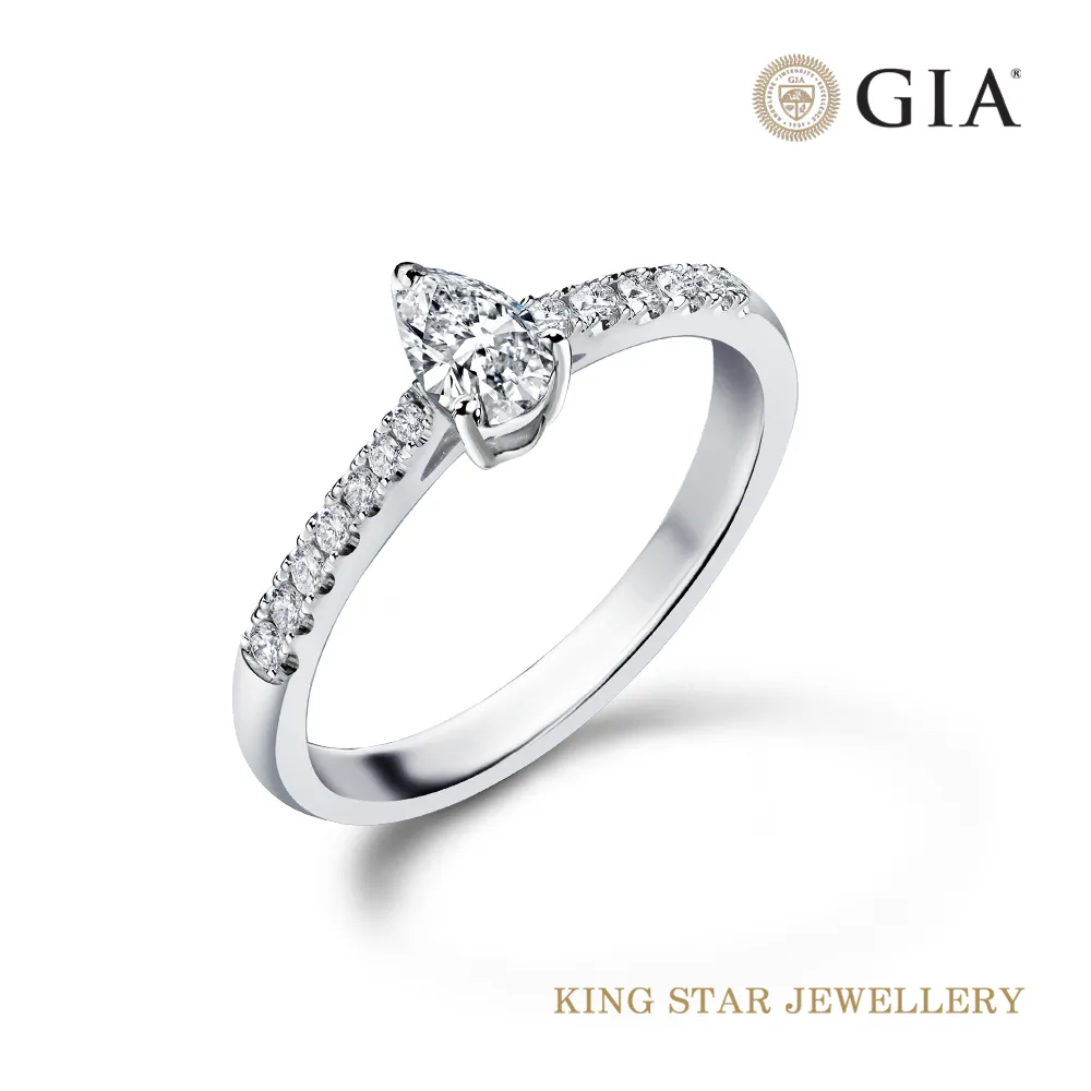 King Star GIA無螢光 30分 Dcolor 18K玫瑰金 天然鑽石 水滴套鍊(水滴型花式車工) 歷史價格詳細信息