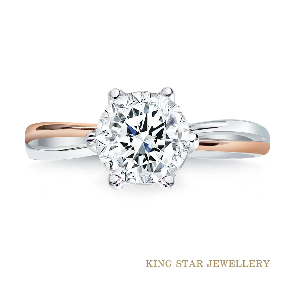 18K白金D色莫桑石克拉鑽戒女S925純銀PT950鉑金六爪情侶求婚戒指 歷史價格詳細信息