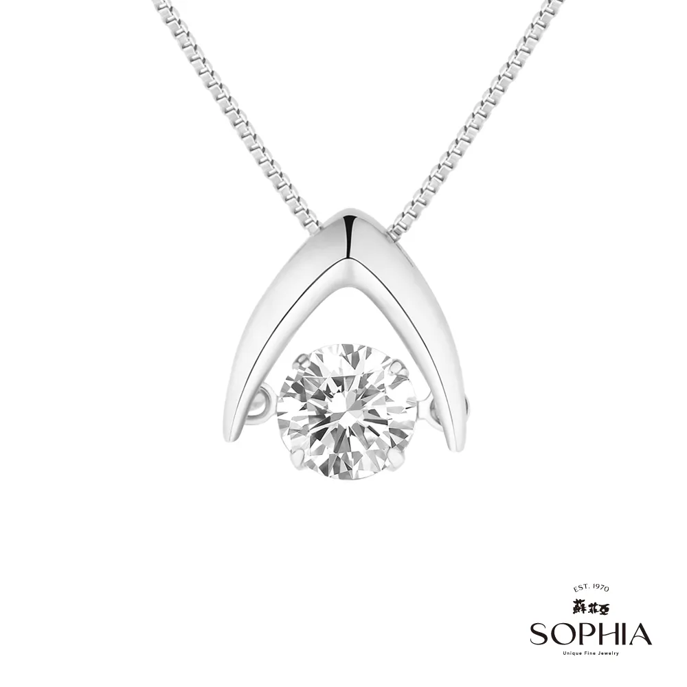 SOPHIA 蘇菲亞珠寶 -舞動裙擺 PT950 鉑金項墜 歷史價格詳細信息