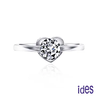 ides愛蒂思 設計款30分E/VS1八心八箭頂級車工3EX鑽石戒指求婚結婚戒/心願18K 歷史價格詳細信息