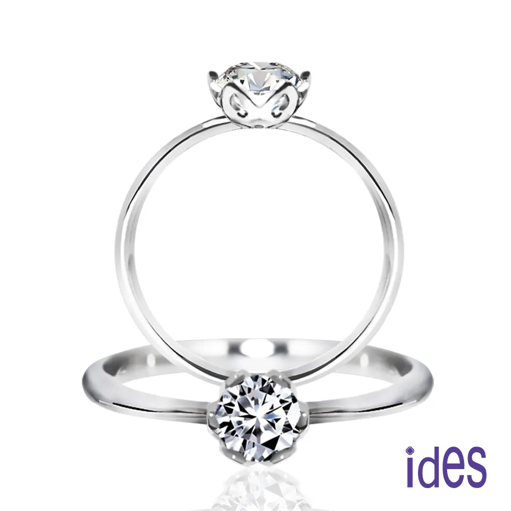 戒指 手捧花PT950鉑金戒指女一克拉莫桑石鉆戒18k白金求婚戒素圈送女友~【爆款】 歷史價格詳細信息