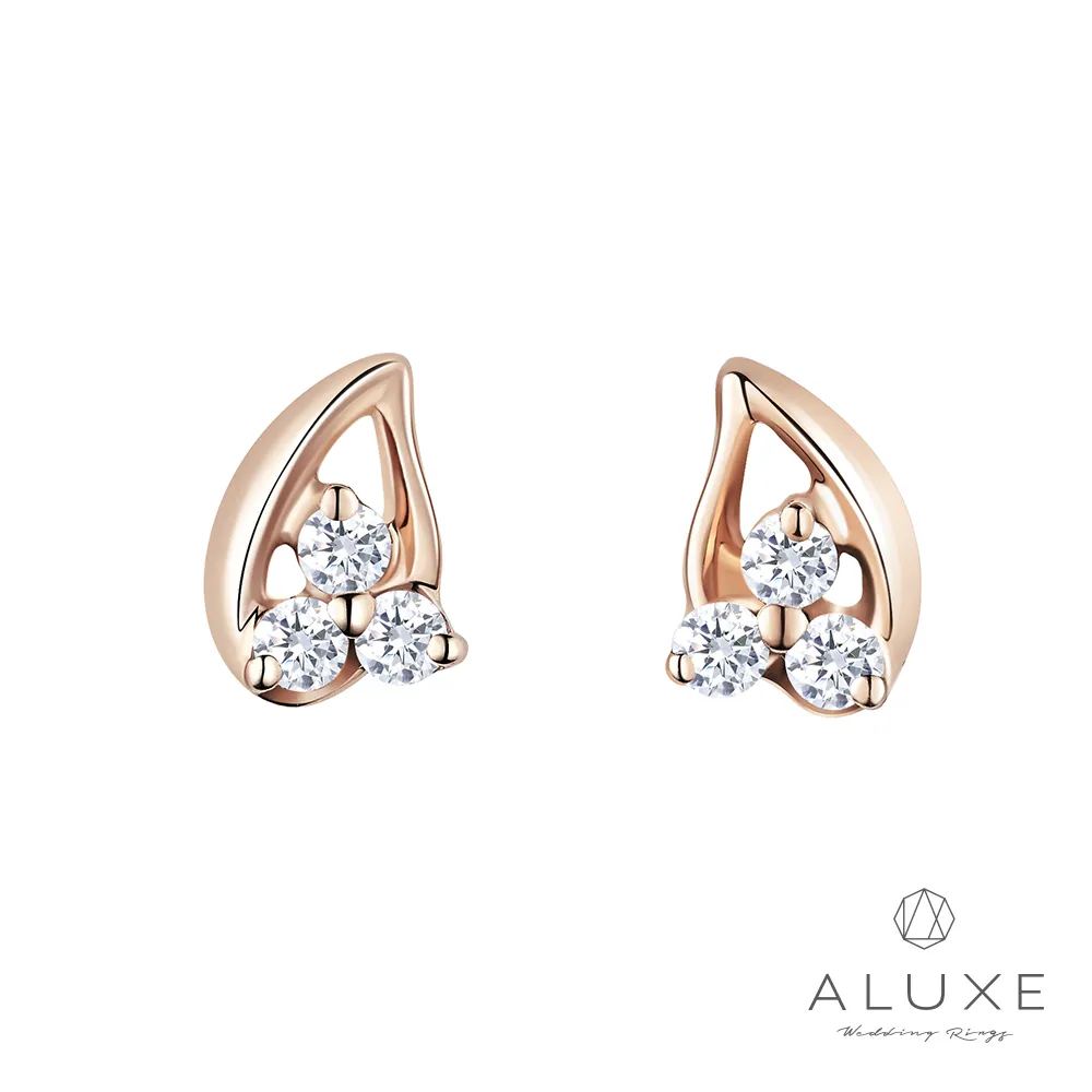 A-LUXE 亞立詩 18K 主鑽共1克拉F/VS2 鑽石耳環 歷史價格詳細信息