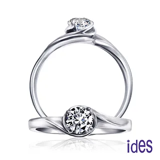 ides愛蒂思 精選30分E/VS1八心八箭極優EX車工鑽石戒指求婚結婚戒/花漾六爪 歷史價格詳細信息