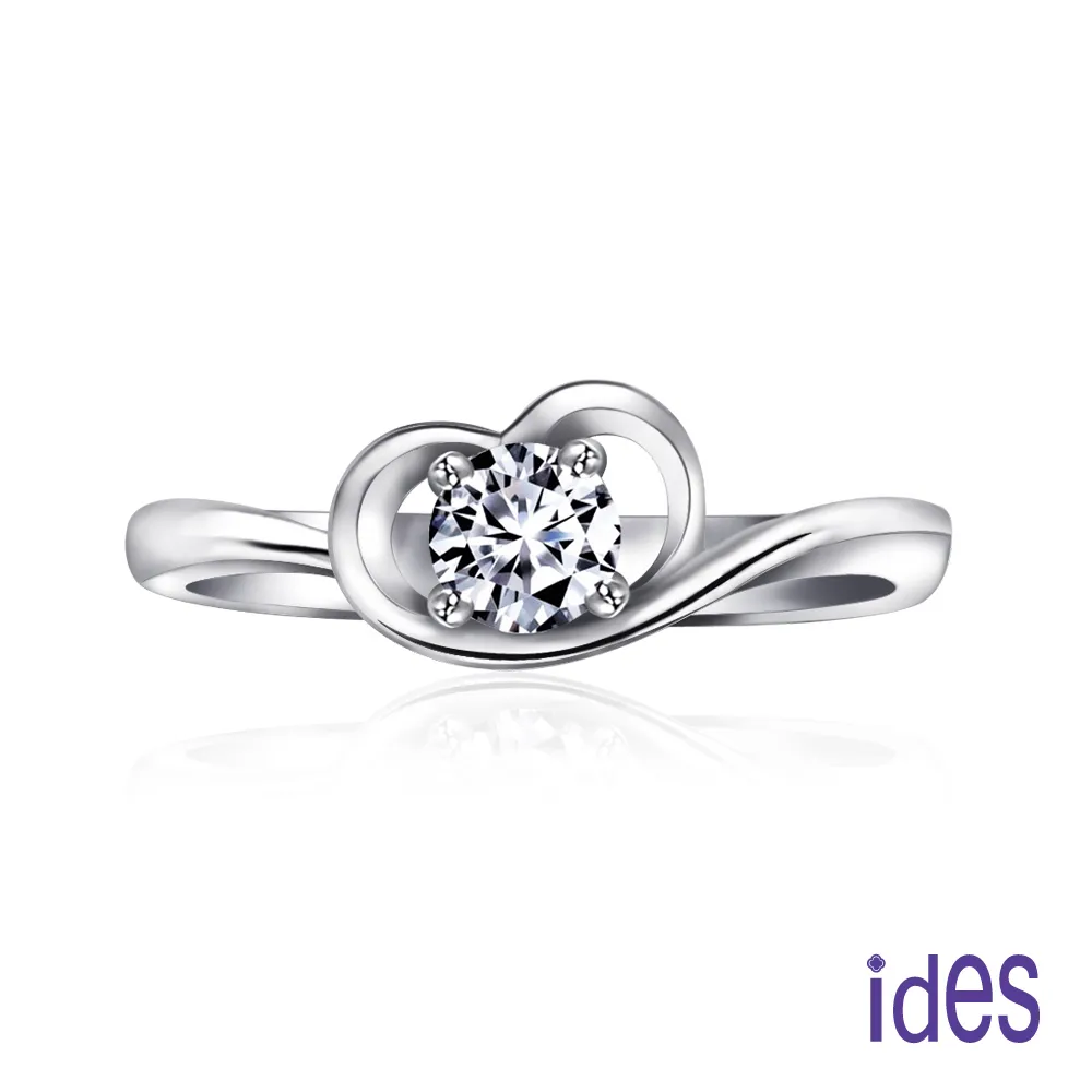 ides愛蒂思 30分E/VS1八心八箭完美3EX車工鑽石戒指/求婚結婚戒/唯愛 歷史價格詳細信息