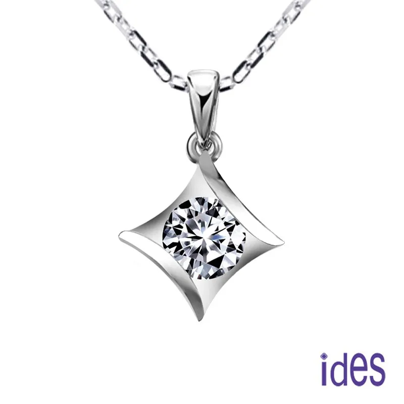 ides愛蒂思精選鑽石項鍊紀念每一個屬於你的重要時刻0.30克拉八心八箭完美車工 歷史價格詳細信息