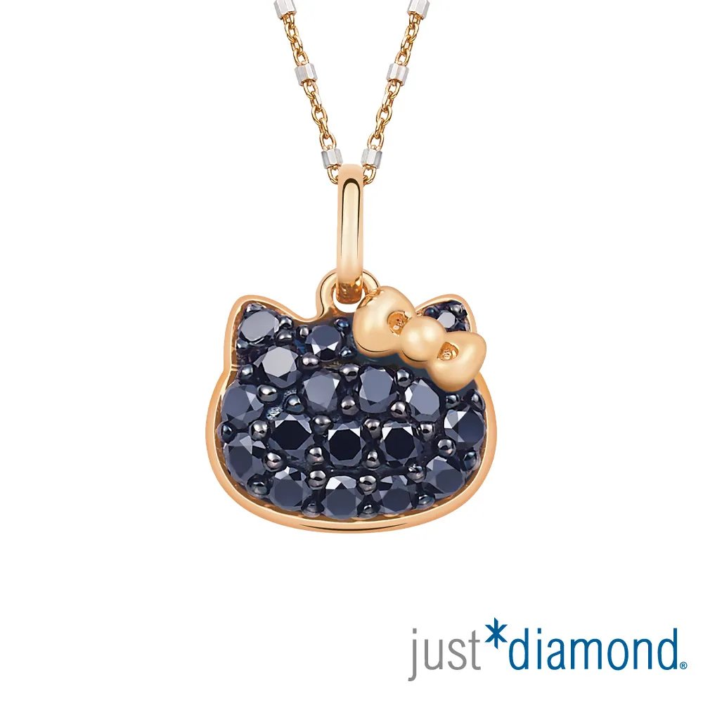 【Just Diamond】Hello Kitty黑鑽風潮系列 18K玫瑰金 鑽石戒指(俏麗貓耳) 歷史價格詳細信息