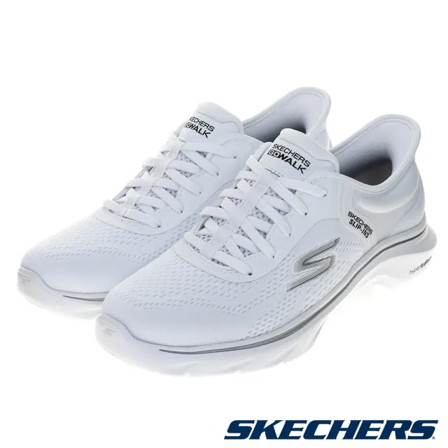 Skechers Go Walk 7 [125233WBK] 女 健走鞋 休閒 步行 瞬穿舒適科技 支撐 緩震 白銀 歷史價格詳細信息