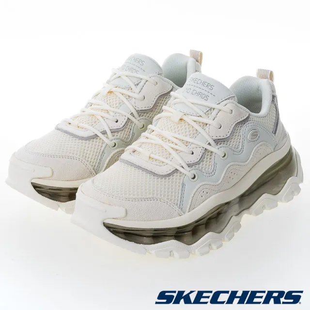 Skechers Uno Chaos [177935WHT] 女 休閒鞋 步行 氣墊 緩衝 厚底 米白 歷史價格詳細信息