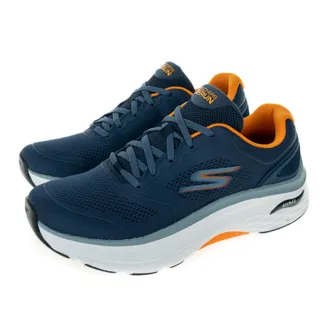 SKECHERS 慢跑鞋 GO RUN MAX CUSHIONING ARCH FIT 男 220197BKBL 黑藍 歷史價格詳細信息