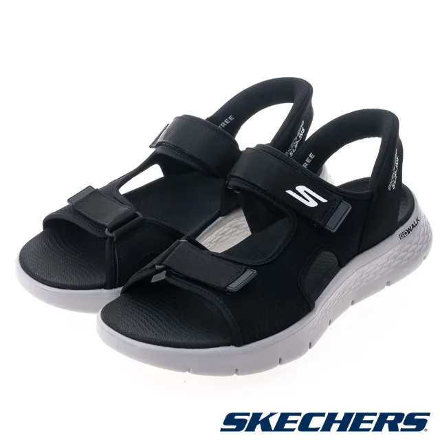 SKECHERS 男鞋 健走系列 涼拖鞋 瞬穿舒適科技 GO WALK FLEX SANDAL - 229210BKGY 歷史價格詳細信息